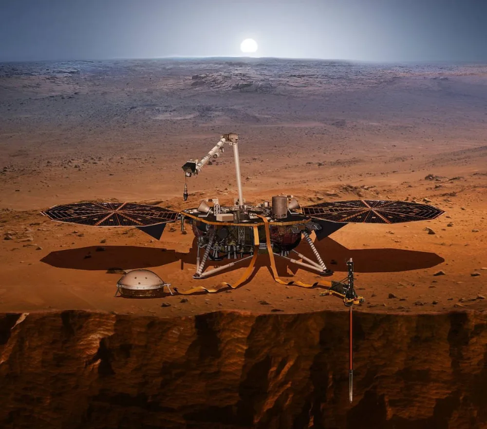 NASA洞察号火星着陆器数据显示火星自转速度在加快